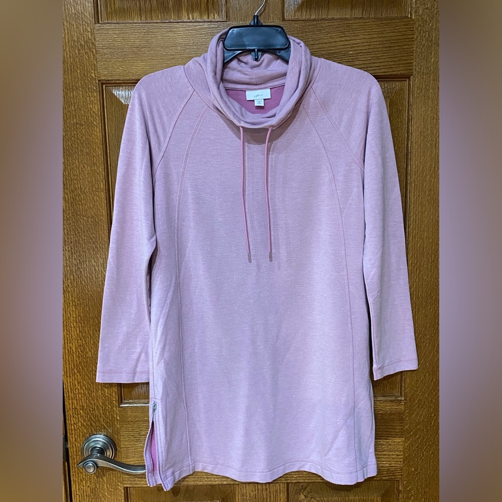 J.Jill Fit soft pink Cozy Tunic Top Size XSmall Petite